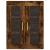 Dulap montat pe perete, stejar fumuriu, 69,5x34x90 cm GartenMobel Dekor