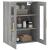 Dulap montat pe perete, gri sonoma, 69,5x34x90 cm GartenMobel Dekor
