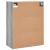 Dulap montat pe perete, gri sonoma, 69,5x34x90 cm GartenMobel Dekor