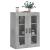 Dulap cu montaj pe perete, gri beton, 69,5x34x90 cm GartenMobel Dekor