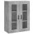 Dulap cu montaj pe perete, gri beton, 69,5x34x90 cm GartenMobel Dekor