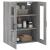 Dulap montat pe perete, gri sonoma, 69,5x34x90 cm GartenMobel Dekor