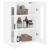 Dulap cu montaj pe perete, alb, 69,5x34x90 cm GartenMobel Dekor