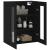 Dulap cu montaj pe perete, negru, 69,5x34x90 cm GartenMobel Dekor