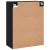 Dulap cu montaj pe perete, negru, 69,5x34x90 cm GartenMobel Dekor