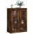 Dulap montat pe perete, stejar fumuriu, 69,5x34x90 cm GartenMobel Dekor