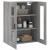 Dulap montat pe perete, gri sonoma, 69,5x34x90 cm GartenMobel Dekor