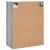 Dulap montat pe perete, gri sonoma, 69,5x34x90 cm GartenMobel Dekor