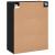 Dulap cu montaj pe perete, negru, 69,5x34x90 cm GartenMobel Dekor