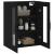 Dulap cu montaj pe perete, negru, 69,5x34x90 cm GartenMobel Dekor