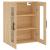 Dulap TV montat pe perete, stejar sonoma, 69,5x34x90 cm GartenMobel Dekor