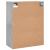 Dulap cu montaj pe perete, gri beton, 69,5x34x90 cm GartenMobel Dekor