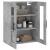 Dulap cu montaj pe perete, gri beton, 69,5x34x90 cm GartenMobel Dekor
