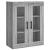 Dulap montat pe perete, gri sonoma, 69,5x34x90 cm GartenMobel Dekor