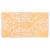 Covor de exterior, portocaliu/alb, 160x230 cm, PP GartenMobel Dekor