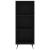Dulap cu rafturi, negru, 34,5x32,5x90 cm, lemn compozit GartenMobel Dekor
