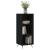 Dulap cu rafturi, negru, 34,5x32,5x90 cm, lemn compozit GartenMobel Dekor