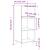 Dulap cu rafturi, negru, 34,5x32,5x90 cm, lemn compozit GartenMobel Dekor