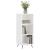 Dulap cu rafturi, alb extralucios, 34,5x32,5x90cm lemn compozit GartenMobel Dekor