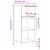 Servantă, gri beton, 34,5x32,5x90 cm, lemn prelucrat GartenMobel Dekor