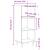 Servantă, gri beton, 34,5x32,5x90 cm, lemn prelucrat GartenMobel Dekor