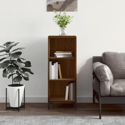 Servantă, stejar maro, 34,5x32,5x90 cm, lemn prelucrat GartenMobel Dekor