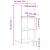Servantă, gri beton, 34,5x32,5x90 cm, lemn prelucrat GartenMobel Dekor