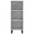 Servantă, gri beton, 34,5x32,5x90 cm, lemn prelucrat GartenMobel Dekor