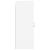 Dulap montat pe perete, alb, 34,5x34x90 cm GartenMobel Dekor