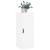 Dulap montat pe perete, alb, 34,5x34x90 cm GartenMobel Dekor