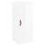Dulap montat pe perete, alb extralucios, 34,5x34x90 cm GartenMobel Dekor