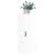 Dulap montat pe perete, alb extralucios, 34,5x34x90 cm GartenMobel Dekor