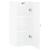 Dulap montat pe perete, alb extralucios, 34,5x34x90 cm GartenMobel Dekor