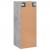 Dulap montat pe perete, gri beton, 34,5x34x90 cm GartenMobel Dekor