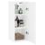 Dulap montat pe perete, alb, 34,5x34x90 cm GartenMobel Dekor
