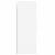 Dulap montat pe perete, alb, 34,5x34x90 cm GartenMobel Dekor
