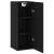 Dulap montat pe perete, negru, 34,5x34x90 cm GartenMobel Dekor