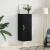 Dulap montat pe perete, negru, 34,5x34x90 cm GartenMobel Dekor