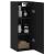 Dulap montat pe perete, negru, 34,5x34x90 cm GartenMobel Dekor