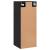Dulap montat pe perete, negru, 34,5x34x90 cm GartenMobel Dekor