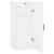 Dulap montat pe perete, alb, 34,5x34x90 cm GartenMobel Dekor