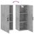 Dulap montat pe perete, gri beton, 34,5x34x90 cm GartenMobel Dekor