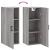 Dulap montat pe perete, gri sonoma, 34,5x34x90 cm GartenMobel Dekor
