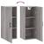 Dulap montat pe perete, gri sonoma, 34,5x34x90 cm GartenMobel Dekor