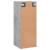 Dulap montat pe perete, gri beton, 34,5x34x90 cm GartenMobel Dekor
