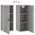 Dulap montat pe perete, gri sonoma, 34,5x34x90 cm GartenMobel Dekor