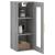 Dulap montat pe perete, gri sonoma, 34,5x34x90 cm GartenMobel Dekor