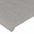 Cadru de pat cu tăblie, gri deschis, 100x200 cm, textil GartenMobel Dekor