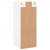 Dulap montat pe perete, alb, 34,5x34x90 cm GartenMobel Dekor