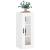 Dulap montat pe perete, alb, 34,5x34x90 cm GartenMobel Dekor